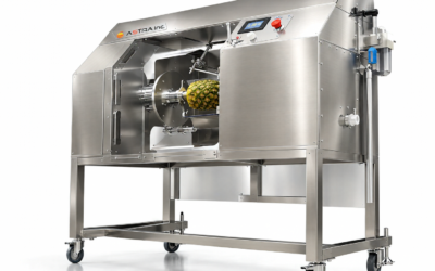 Peladora y descorazonadora automática 450 unidades por hora