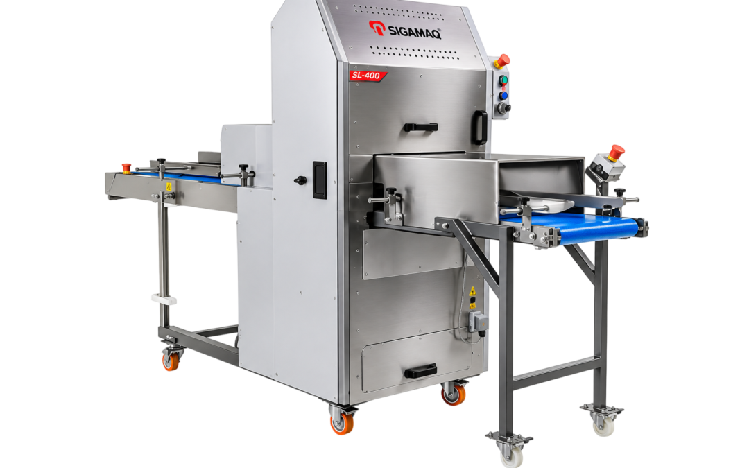 Rebanadora industrial de pan SM 50 Hasta 4.000 P/H – Sigamaq